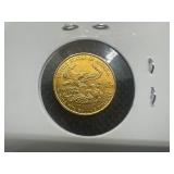 1987  $5.00 Gold Eagle (1/10 Ounce) of .999 Gold
