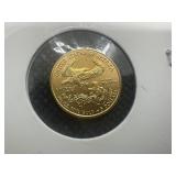 2015  $5.00 Gold Eagle (1/10 Ounce) of .999 Gold