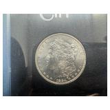GSA Uncirculated 1884 Carson City Morgan Dollar NGC MS64 with Original Box and COA
