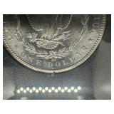 GSA Uncirculated 1884 Carson City Morgan Dollar NGC MS64 with Original Box and COA