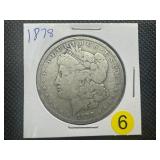 1878 7TF Rev of 79 Morgan Silver Dollar