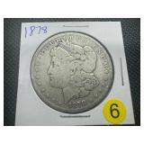 1878 7TF Rev of 79 Morgan Silver Dollar
