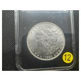 1881 Morgan Silver Dollar Marked BU When Purchased