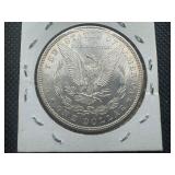 1883 Morgan Silver Dollar Marked BU-UNC When Purchased