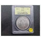 1884-O Morgan Silver Dollar PCGS MS63 Old Holder
