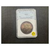 1886 Morgan Silver Dollar NMC MS65+ Great Purple Toning!!