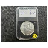 1887 Morgan Silver Dollar Marked BU When Purchased