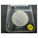 1889 Morgan Silver Dollar Marked BU When Purchased
