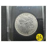 1889 Morgan Silver Dollar Marked BU When Purchased