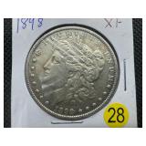 1898 Morgan Silver Dollar Marked XF When Purchased