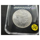 1904-O Morgan Silver Dollar Marked BU When Purchased
