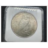 1922 Peace Silver Dollar IGS AU55