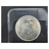 1924 Peace Dollar Marked Gem BU From Original Roll When Purchased