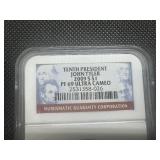 2009 S $1 Tenth President John Tyler NGC PF 69 Ultra Cameo