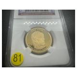 2009 S $1 Tenth President John Tyler NGC PF 69 Ultra Cameo