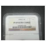 1994 S 5c NGC PF 69 Ultra Cameo