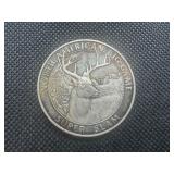 North American Hunting Club 1 oz Silver Round Whitetail Deer Design