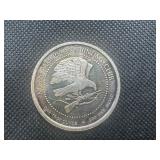 North American Hunting Club 1 oz Silver Round Whitetail Deer Design