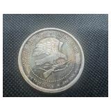 North American Hunting Club 1 oz Silver Round Whitetail Deer Design