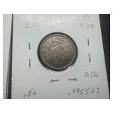 Silver 1943 and 1944 Great Britian Six Pence