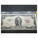 1953 Series A Red Seal $2 Bill