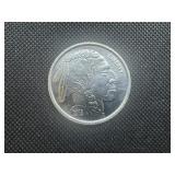 2013 One oz silver round Buffalo Design