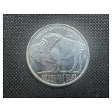 2013 One oz silver round Buffalo Design