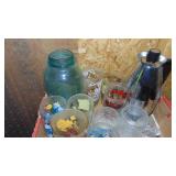Selection of Character Glasses, Ashtrays and Misc other Things