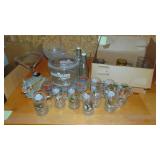 Selection of Beer Glasses and Bar Items