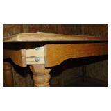 Table with Tile Inserts, Missing the Corner Wood Pieces, 29 x 61 x 38