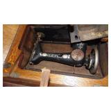 Singer Sewing Machine in Cabinet with New Royal Machine