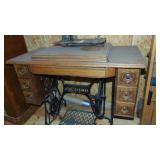 Singer Sewing Machine in Cabinet with New Royal Machine