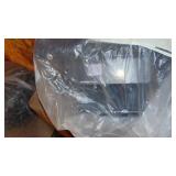 Vintage Radio Cabinet Asis, HP Printer, RCA and GE TV