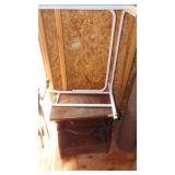 Tempur-Pedic Chair, Nightstand, Sewing Table, Garment Rack, Pole Hanger and Bedside Table