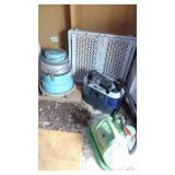 Vintage Vaccuum, Bissell Barkbath, Bissell Littlegreen and Door Gate