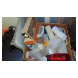 Selection of Kitchen Items and Plastic Containers