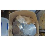 Selection Of Kitchenware Items and Storage Racks