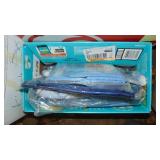 Box of Sewing Material, Roll of Foam, Yarn, Storage and Tablecloths