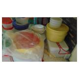 Selection of Newer and Vintage Tupperware