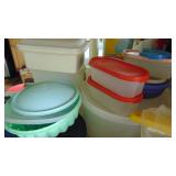 Selection of Newer and Vintage Tupperware