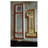 2 Advertising Thermometers