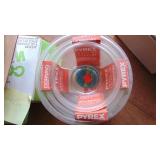 New Pyrex Clear Bowls and New Corning Ware Saucepan in Box
