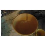 Vintage Crock, Pot, Fan and Watt Bowl (asis)