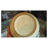 Vintage Crock, Pot, Fan and Watt Bowl (asis)