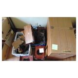 Bookshelfs, Homemade Box on Wheels and Home Decor