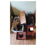 Bookshelfs, Homemade Box on Wheels and Home Decor