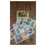 Vintage Disney Plastic Placemats 1961
