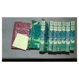 Uncle Toms Cabin Book and Set of Green Colored Book Set