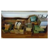 Selection of Avon, Perfume Bottles, Figures, Plates, Most New in Box and 1 Mary Key Case