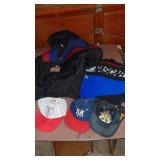 Denver Nuggets Jacket Size Med, Nascar Blanket and Signed Hats